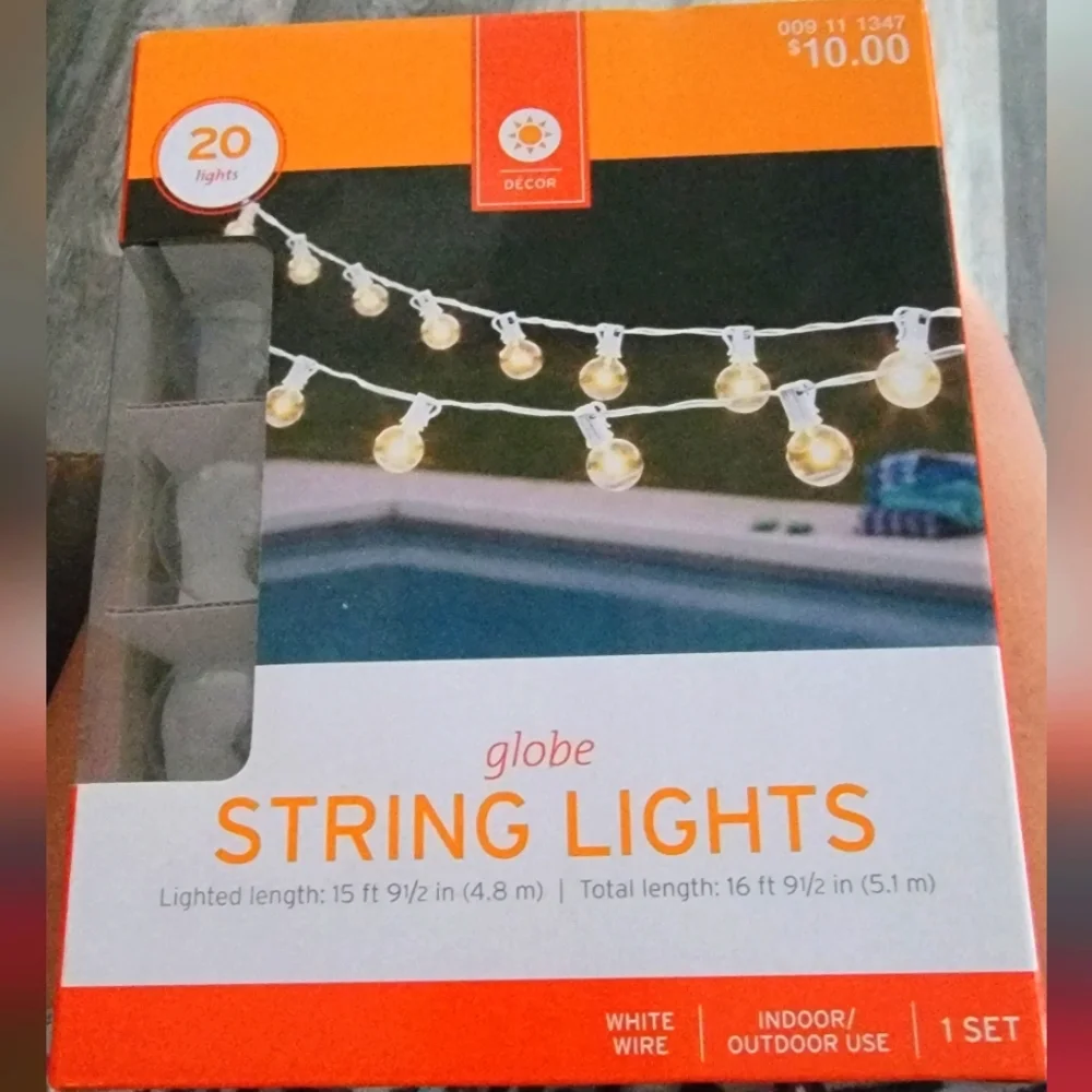 String globe lights